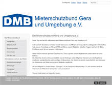 Tablet Screenshot of msb-gera.de